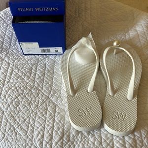 Stuart Weitzman flip flops